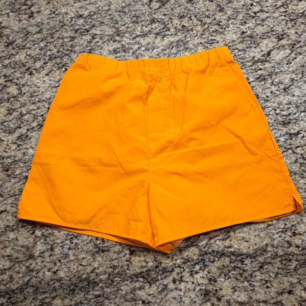 Banana Republic BR Sport Mens Orange Packable Water Resistant  Shorts M ws